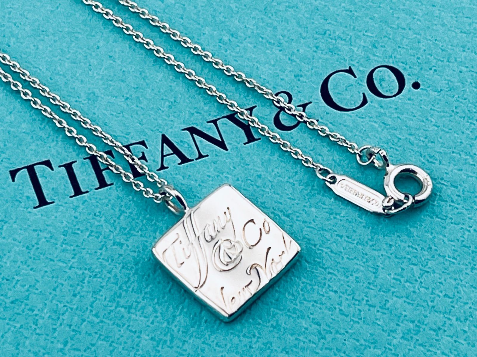 a013 送料無料 Tiffany&Co. 美品 ティファニー ノーツ プレート