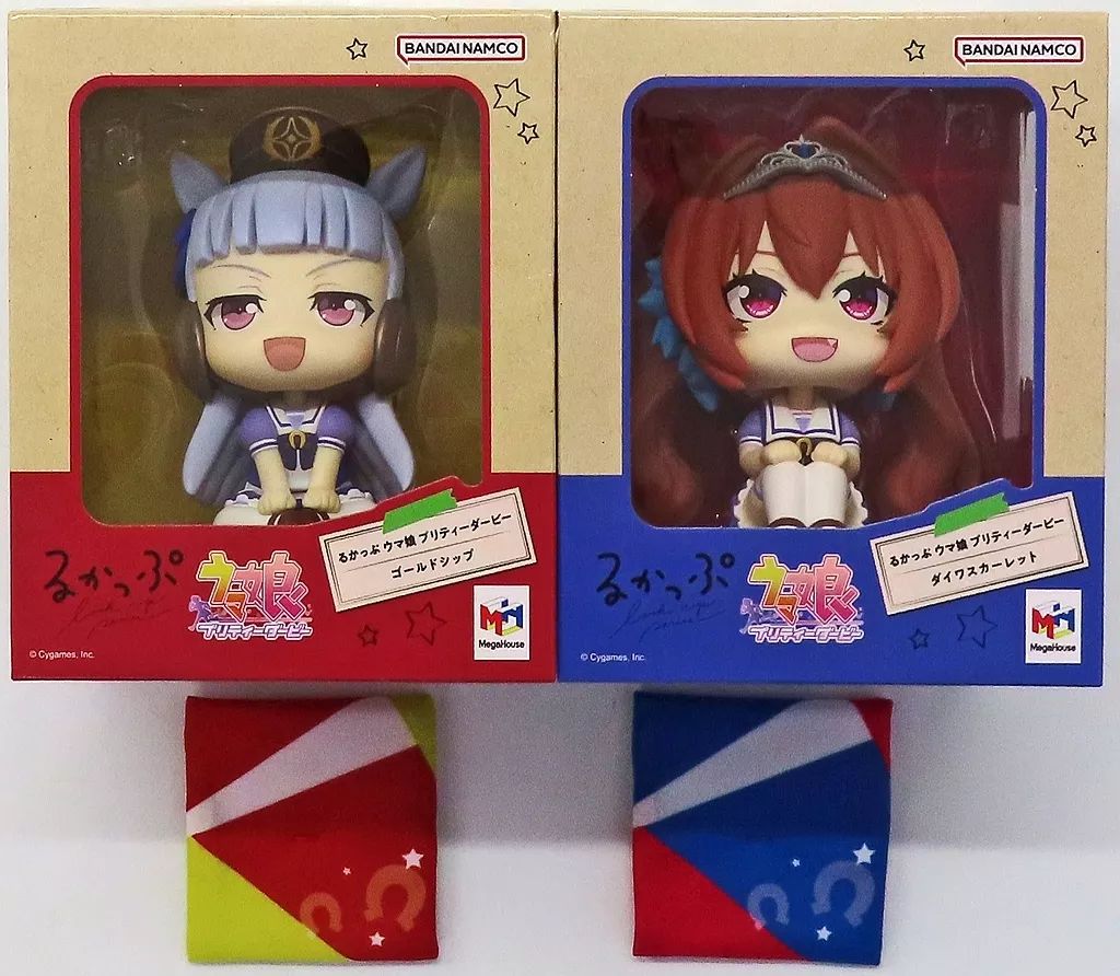 フィギュア るかっぷ ゴールドシップ＆ダイワスカーレットセット 座布団付き ウマ娘 プリティーダービー バンダイ＆cystore