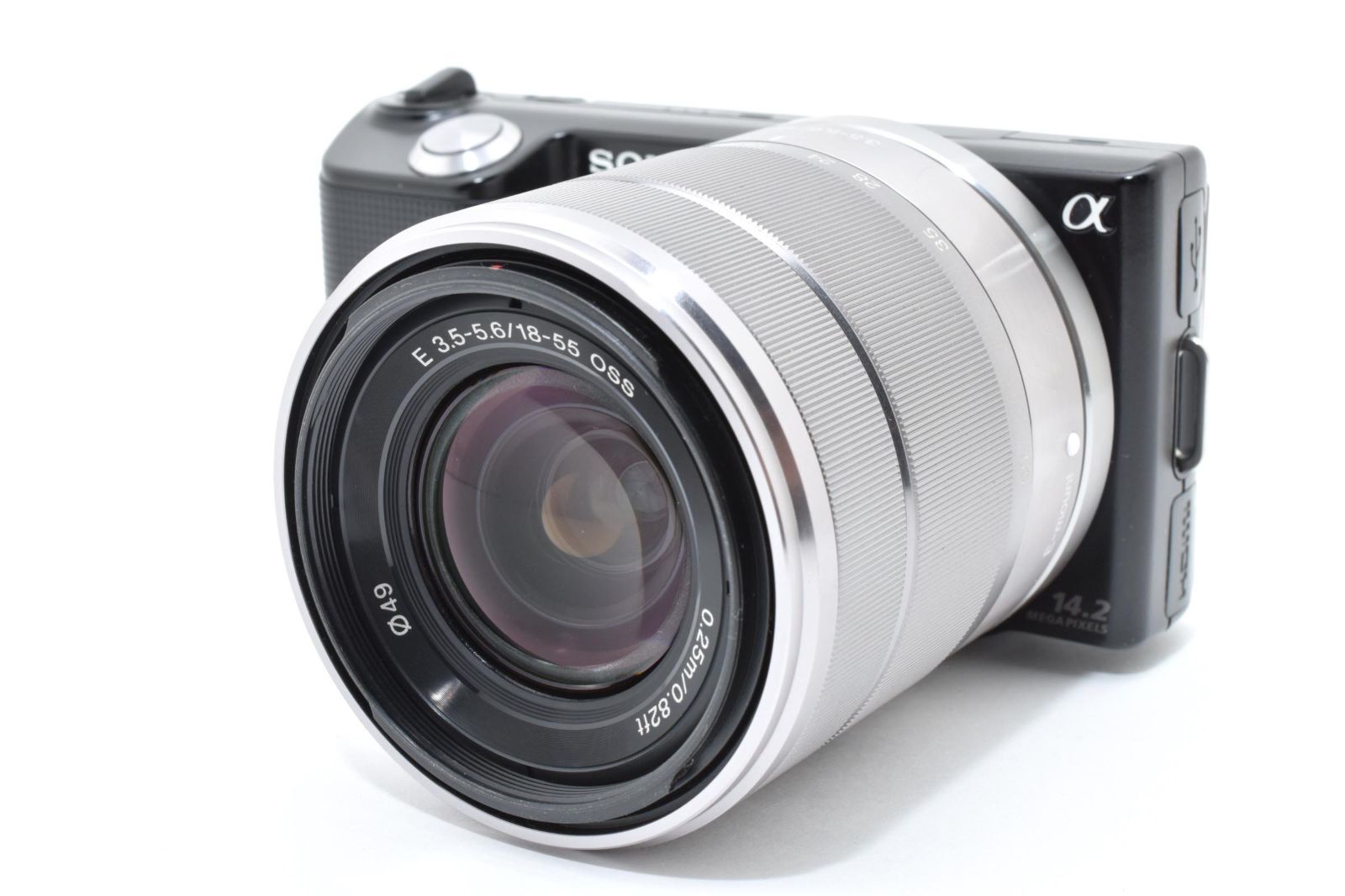 上 SONY ソニー NEX 5 ブラック 18 55 mm レンズセット ミラーレス