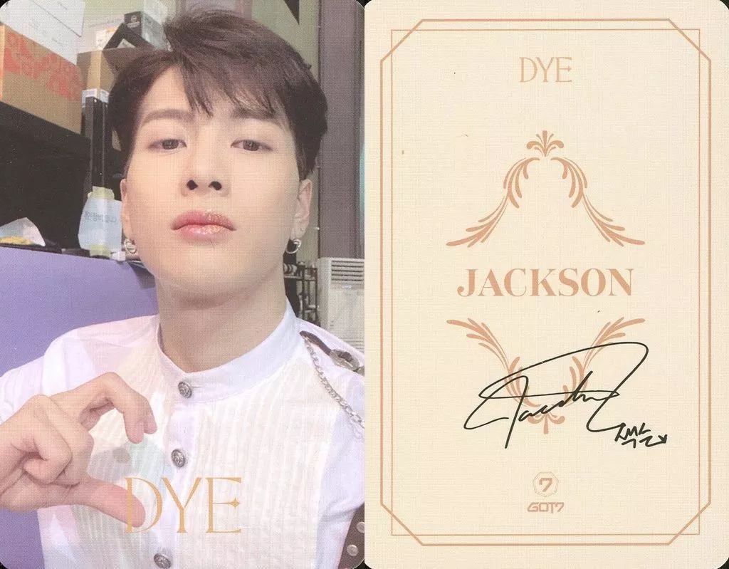 タレントカード got7 中古】コレクションカード(男性) GOT7/Jackson(ジャクソン)/下部中央