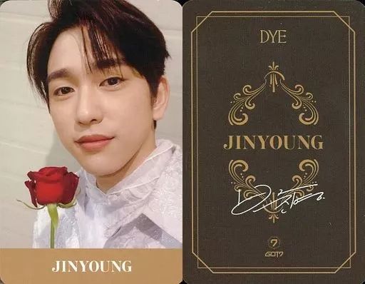 タレントカード got7 中古】コレクションカード(男性) GOT7/Jinyoung(ジニョン)/下部茶色帯