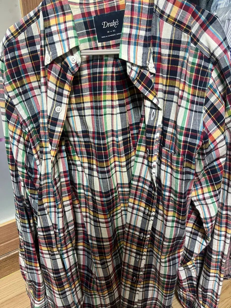ドレイクス チェックシャツ サイズ16