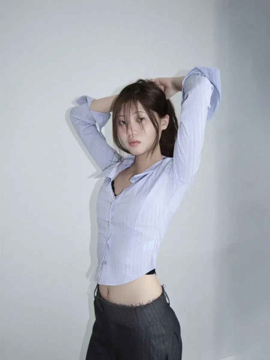 クララ レース プリンセス シャツ スカイ S