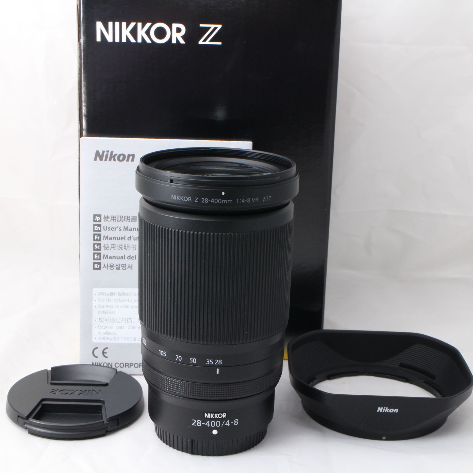 級 Nikon ニコン 交換レンズ NIKKOR Z 28-400 mm f 4-8 VR Zマウント フルサイズ 高倍率ズーム 4446