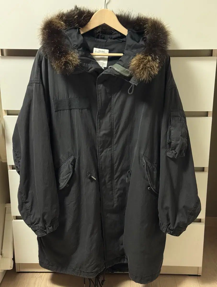 VISVIM ビズビム 24 aw シックスファイブ フィッシュテールパーカー ブラック 1