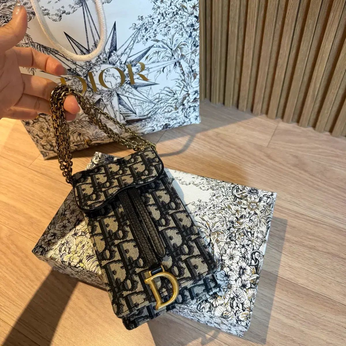 ディオール オブリーク ホルダーバッグ