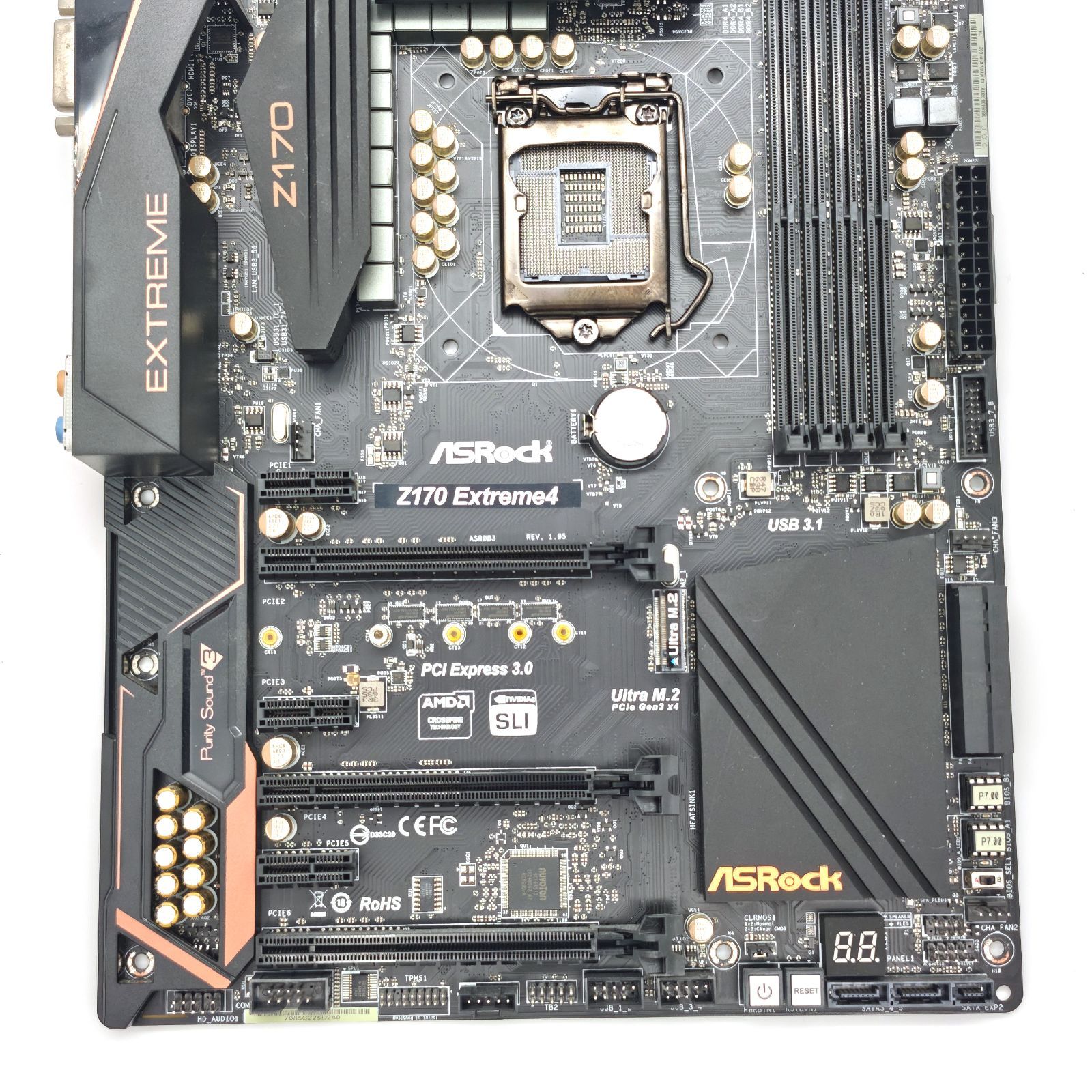 ASRock Z170 Extreme4 第6・第7世代 LGA1151 ATXマザーボード - メルカリ
