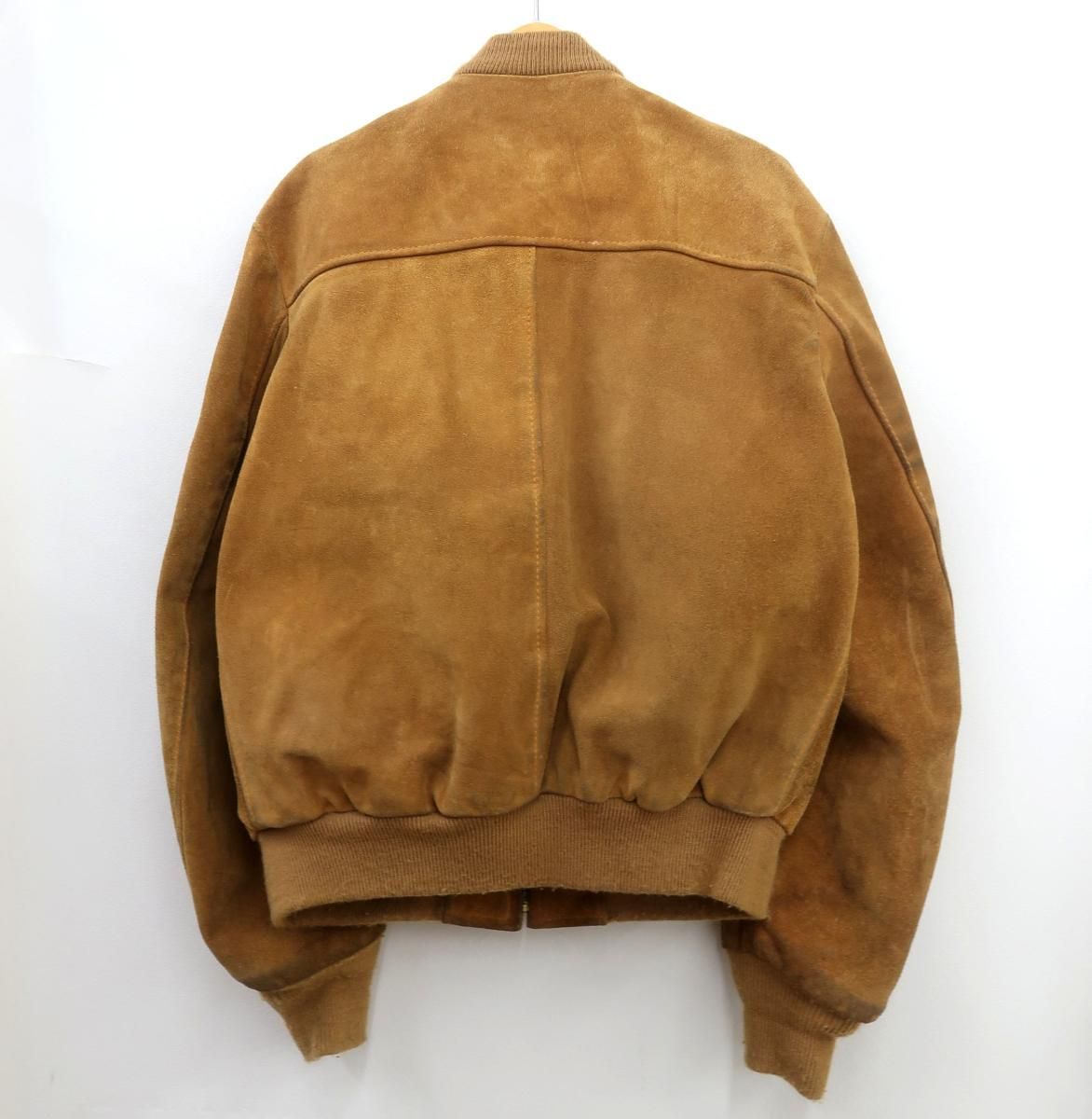 Schott ショット スエード ボンバージャケット 40 USAアメリカ製ショットSchottスエードレザーボンバージャケット40