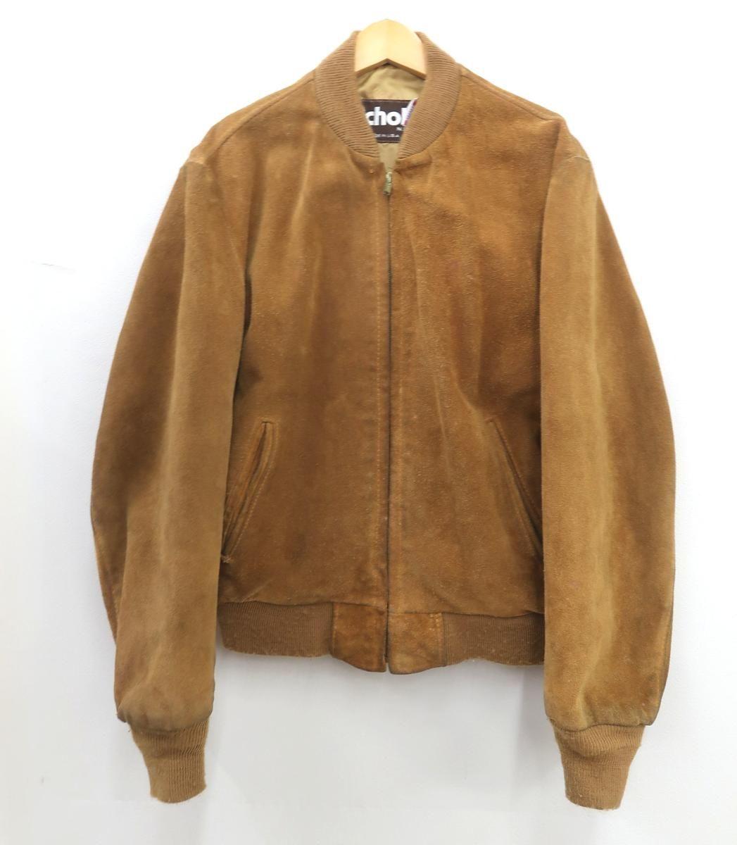 ☆2393☆Schott ショット 327 スエード ボンバージャケット 40 - メルカリ