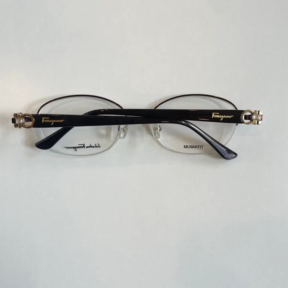 FERRAGAMO フェラガモ チタン メガネ