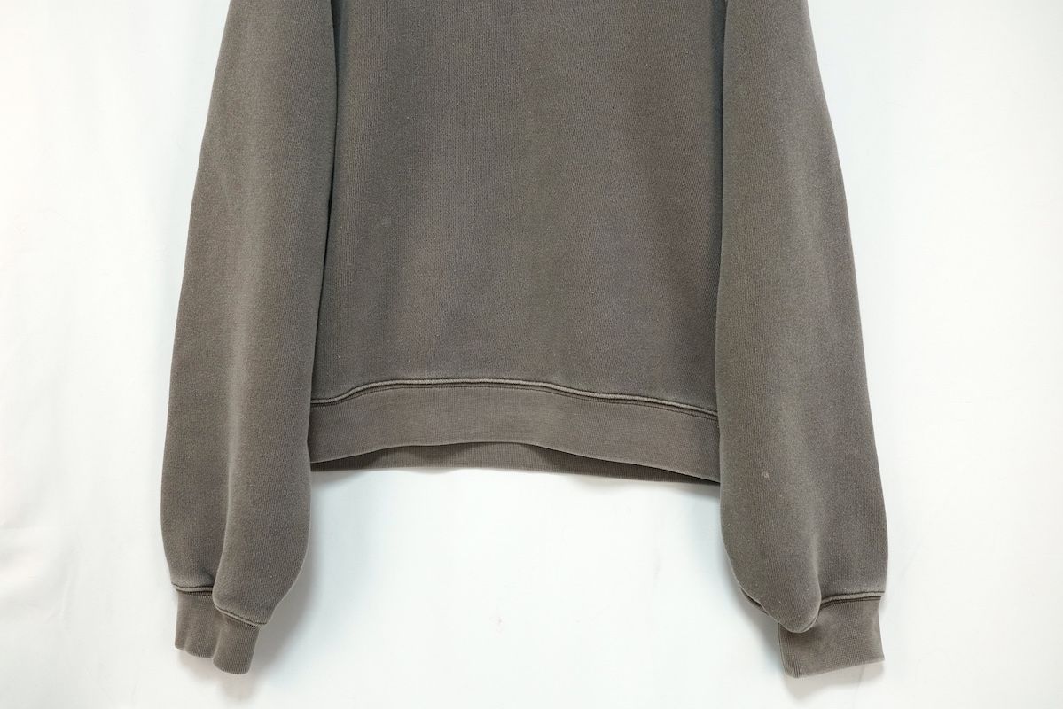  alexanderwang.t アレキサンダーワン フロントロゴ クルーネック スウェット トップス グレー XSサイズ トレーナー スウェット トップス