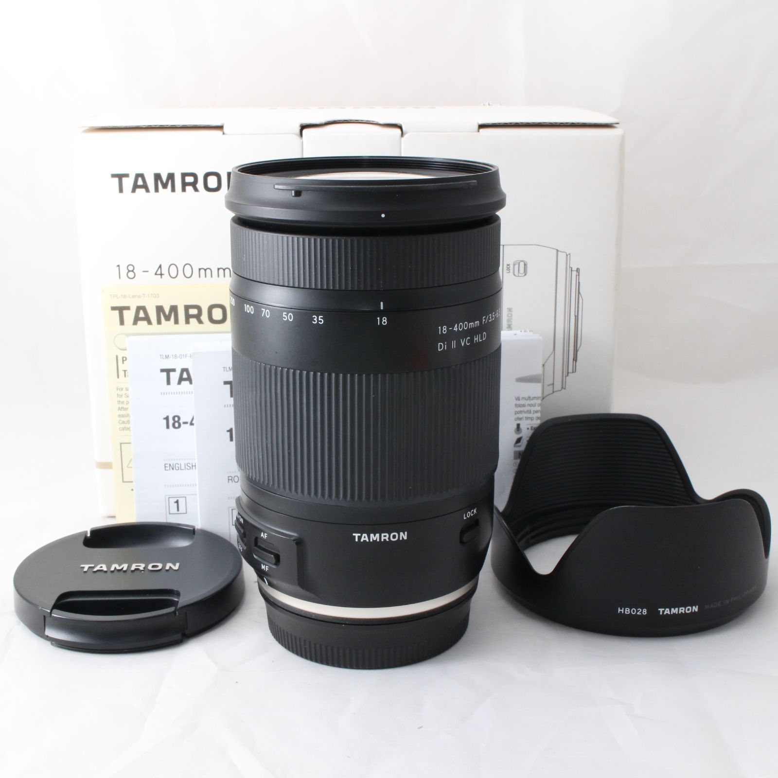 実用品 TAMRON タムロン 高倍率ズームレンズ 18-400 mm F 3.5-6.3 DiII VC HLD キヤノン EFマウント用 APS-C B 028 E 4458