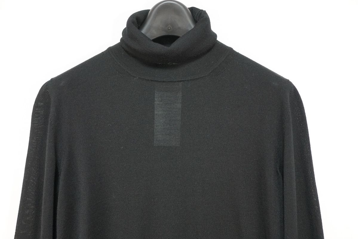MaxMara マックスマーラ PURE WOOL タートルネック ニット トップス ウール ブラック Sサイズ 6 00