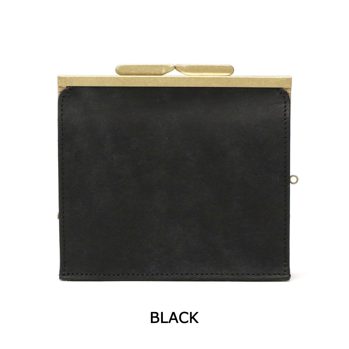 財布 レディース 本革 がま口 がま口財布 PUEBLO プエブロ ギャルソン SOW-SEW ソウアンドソウ PB-GM 02 BLACK