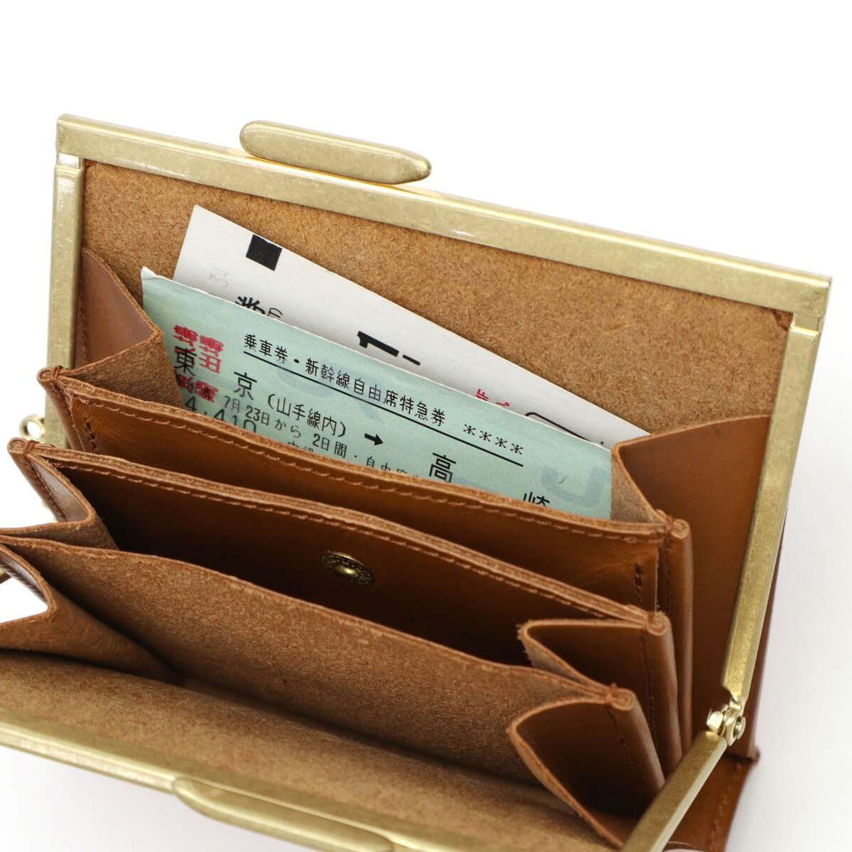  財布 レディース 本革 がま口 がま口財布 PUEBLO プエブロ ギャルソン SOW SEW ソウアンドソウ PB GM 02 CHOCO その他 折り財布