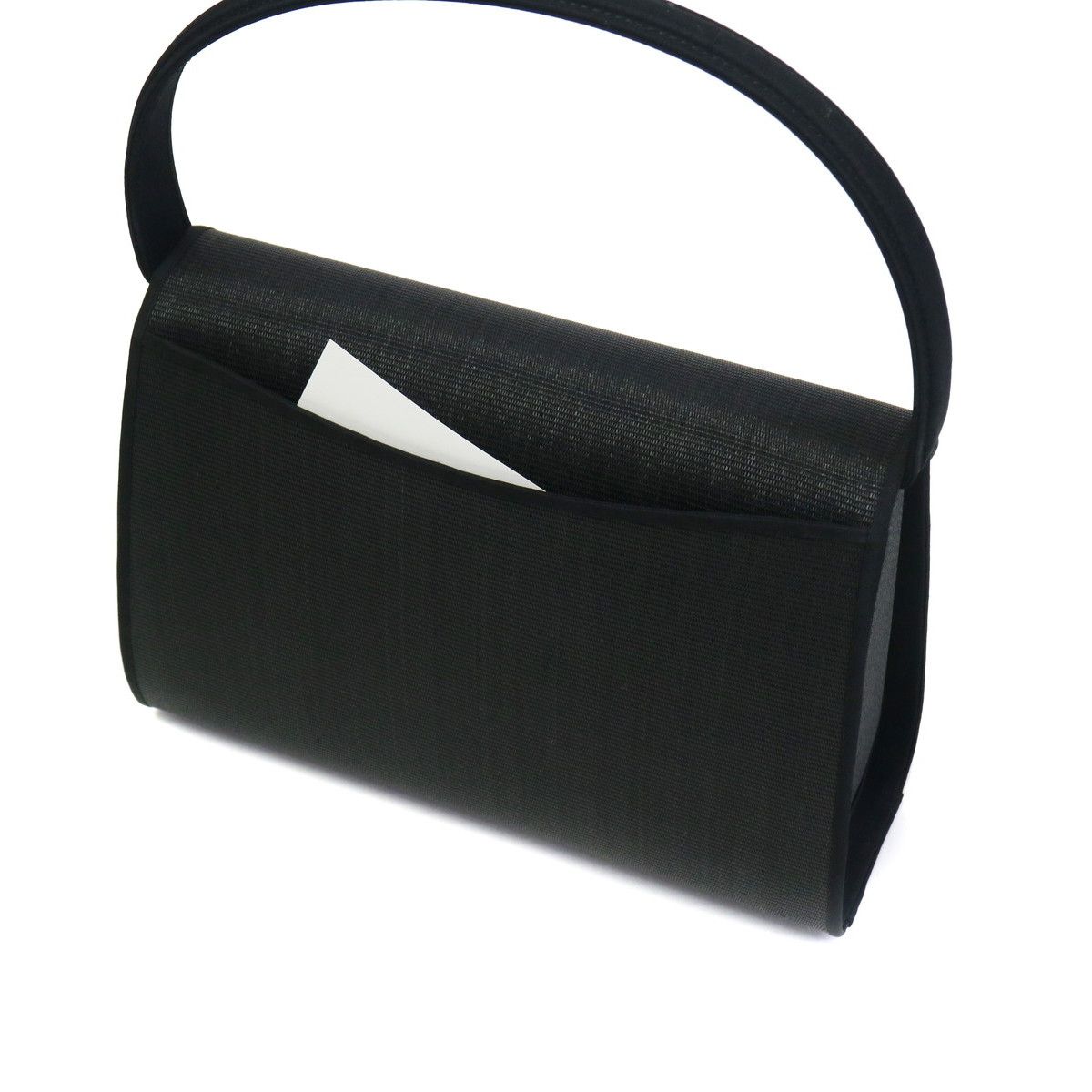  岩佐 フォーマルバッグ IWASA イワサ ホースヘア 慶弔兼用ゴールド金具付き 台形タイプ ブラックフォーマル 冠婚葬祭 8494 ブラック ブラックフォーマルバッグ スーツ フォーマル