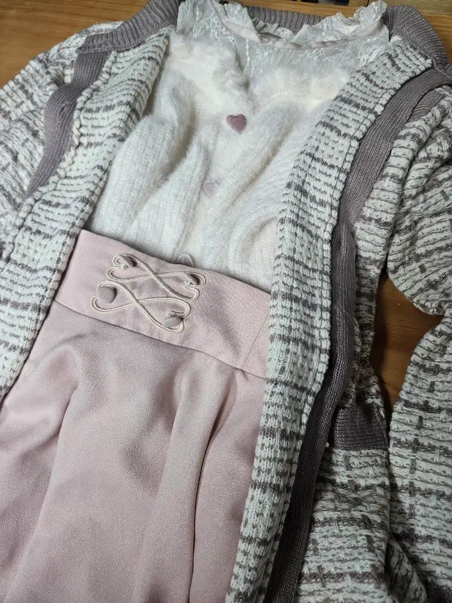 リズリサ シークレットハニー スカート アンゴラニット