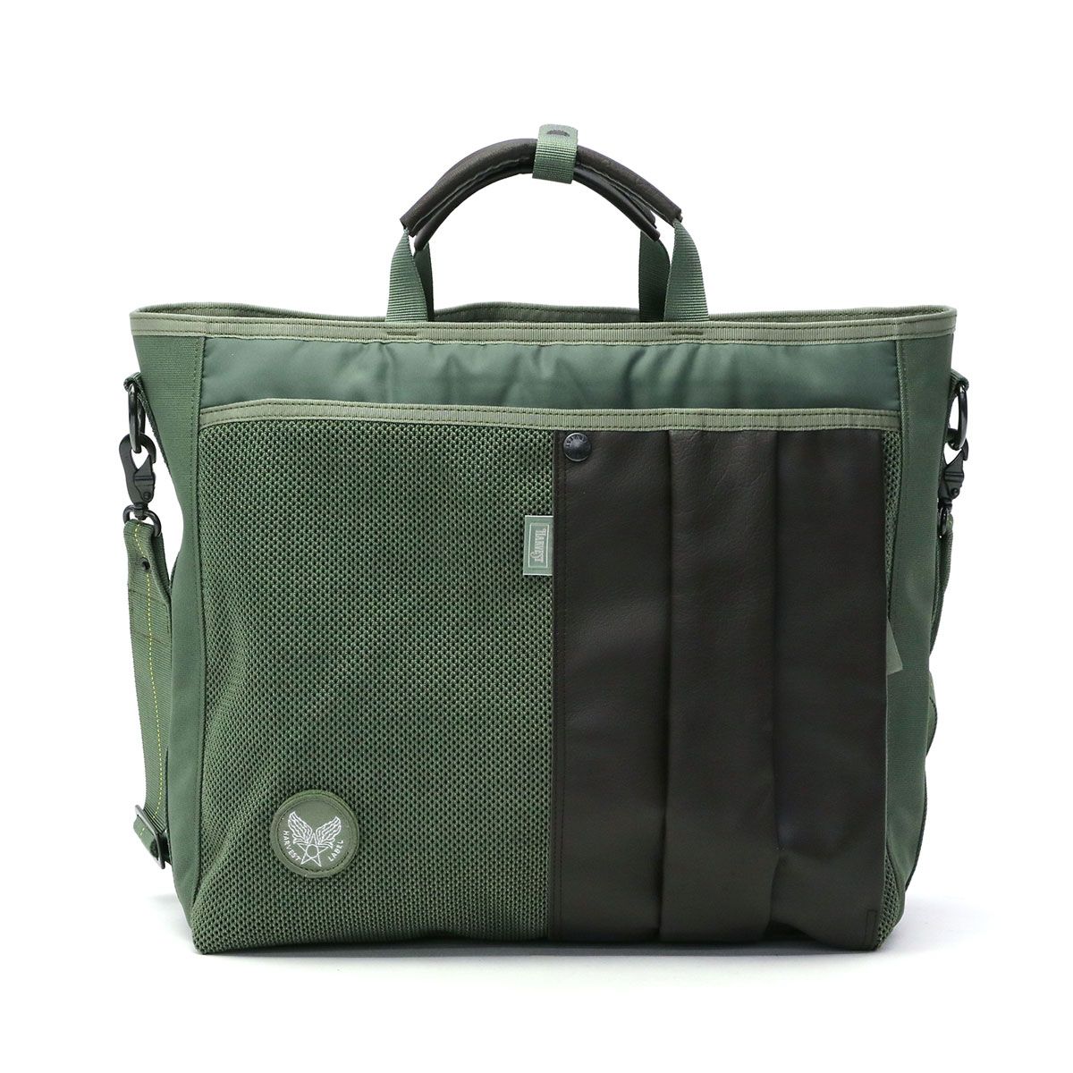 ハーヴェストレーベル 2WAYブリーフトート HARVEST LABEL ハーベストレーベル CUSTOM ブリーフケース HC-0109 メンズ カスタム ビジネス セージグリーン