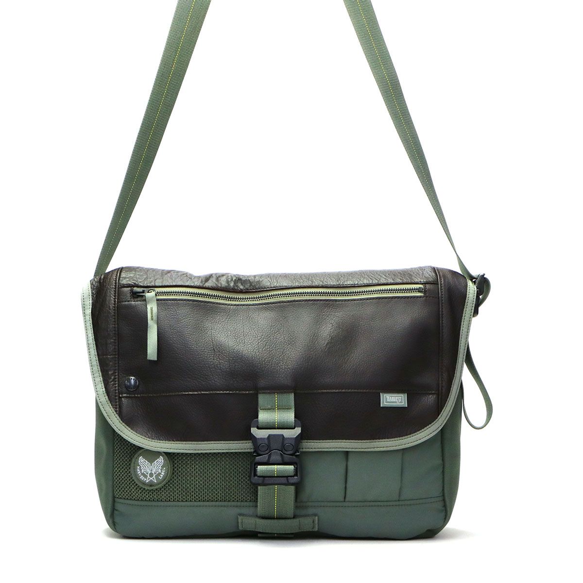 HARVEST LABEL ショルダーバッグ カーキ Hervest label ショルダー 