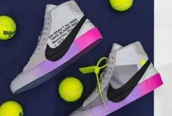 NIKE オフホワイト セレナ ブレーザー ミッド