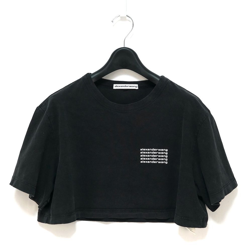 alexander wang アレキサンダーワン クロップド丈 フロントロゴ T