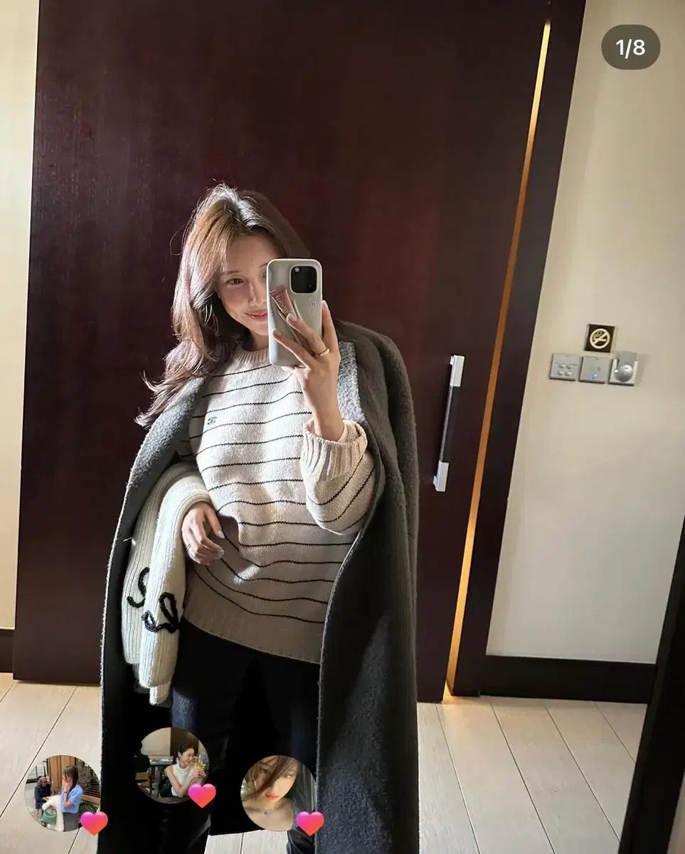  luvmiu サンディアルパカコート ココア色 ロングコート ジャケット アウター