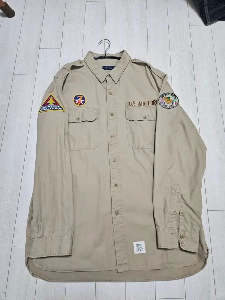 ポロラルフローレン U S AIR FORCE シャツ L