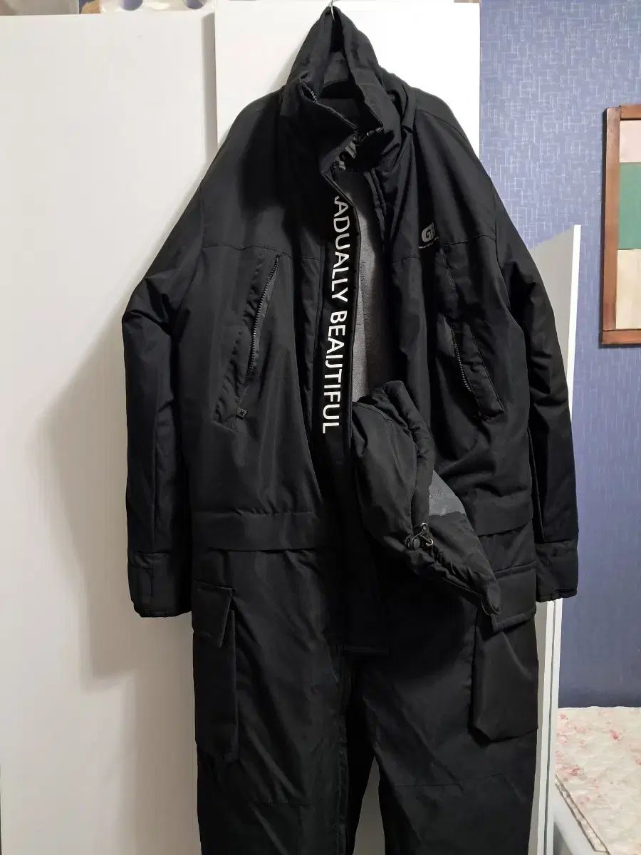 黒 ブラック スズキ 防寒着 作業着 オールインワン 配達