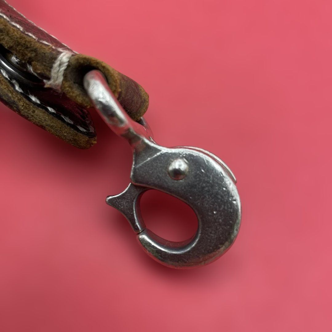 THE FLAT HEAD ベルトループキーホルダー SILVER925コンチョ 本革