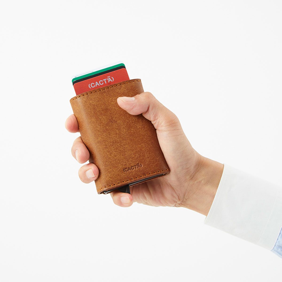 本革 小銭入れ付き