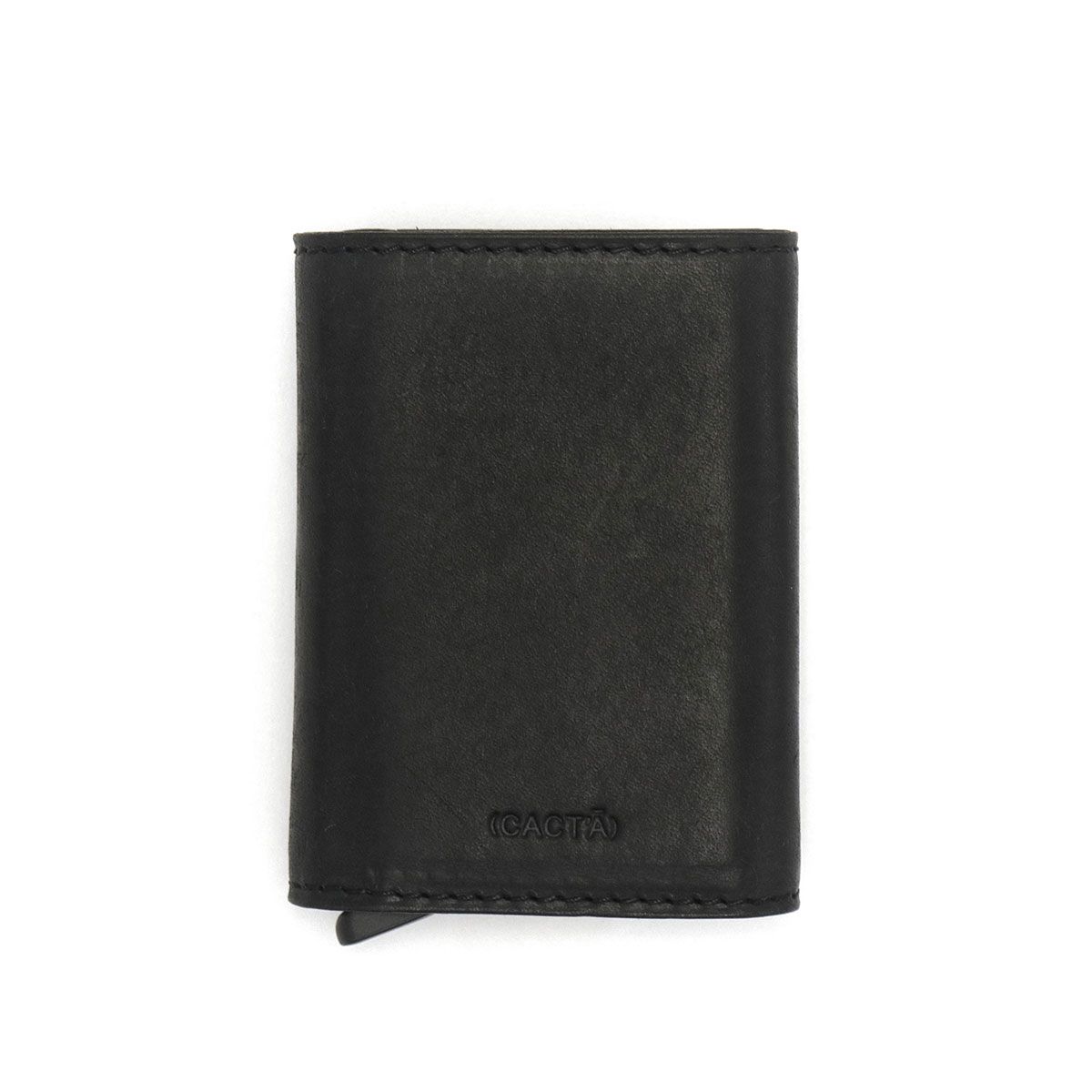 カクタ 財布 三つ折り CACT A CACTA Payment Hunter Wallet Pueblo プエブロ 三つ折り財布 本革 小銭入れ付き メンズ レディース 2005 ブラック