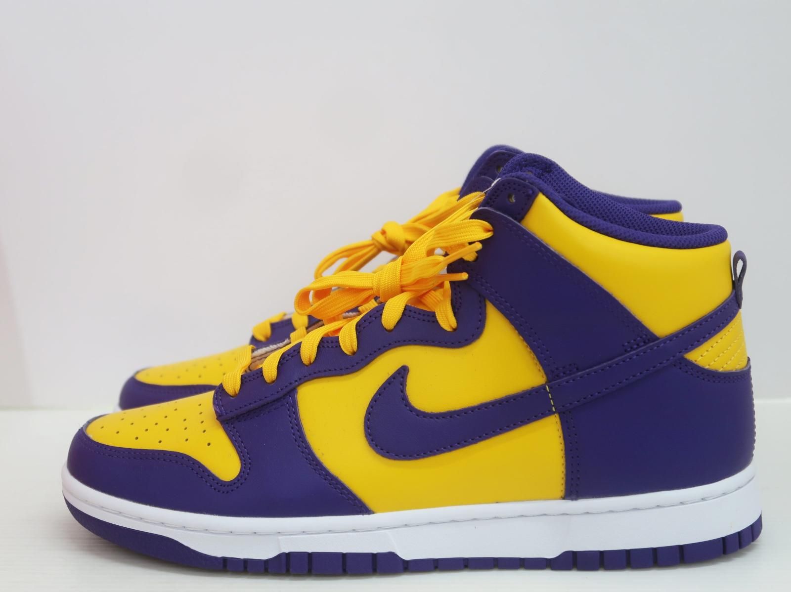 2401 NIKE ナイキ DUNK HIGH RETRO LAKERS ダンク ハイ レトロ DD 1399-500 スニーカー 28㎝