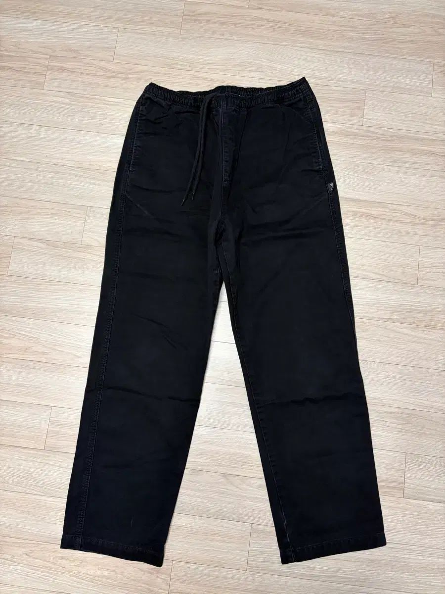 STUコットンのビーチパンツ ブラック L