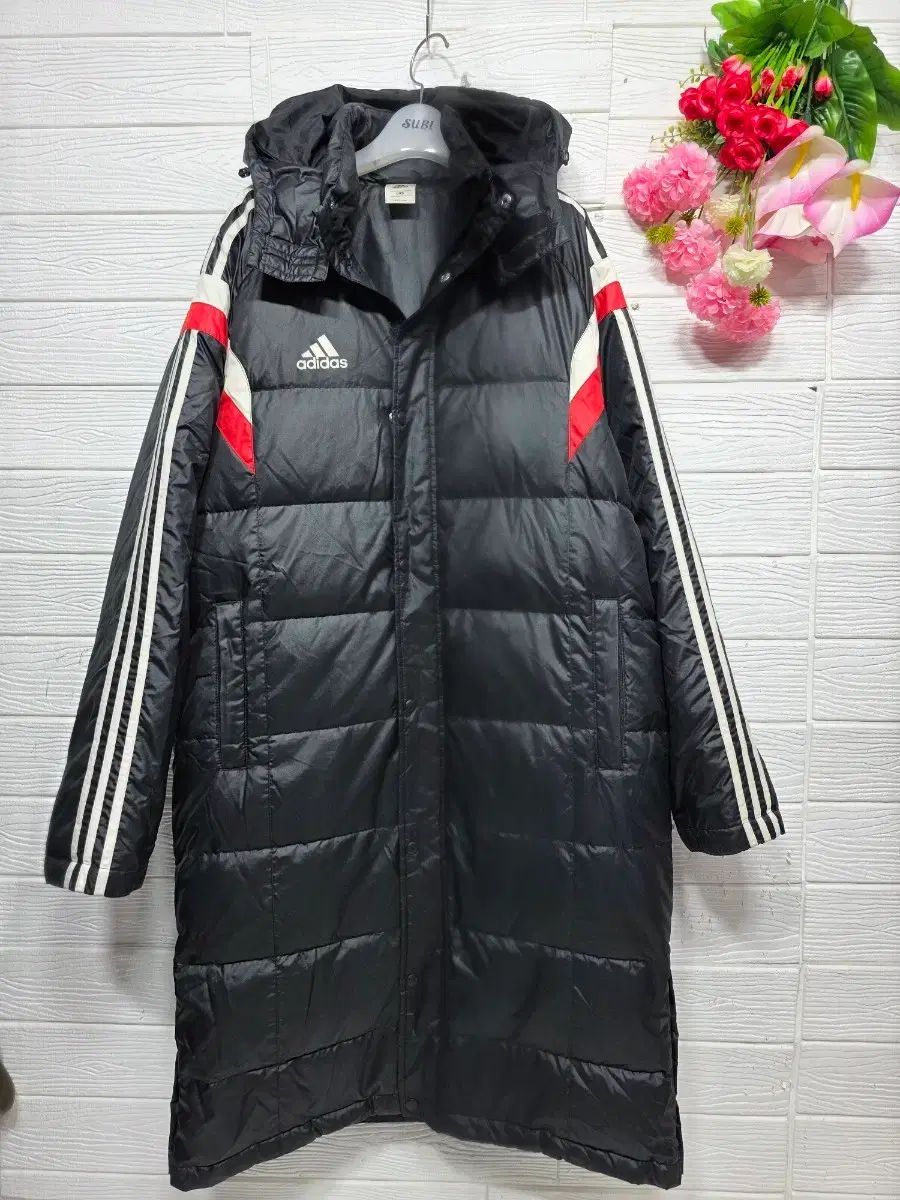 アディダス ダックダウン ロング丈ダウンジャケット 95