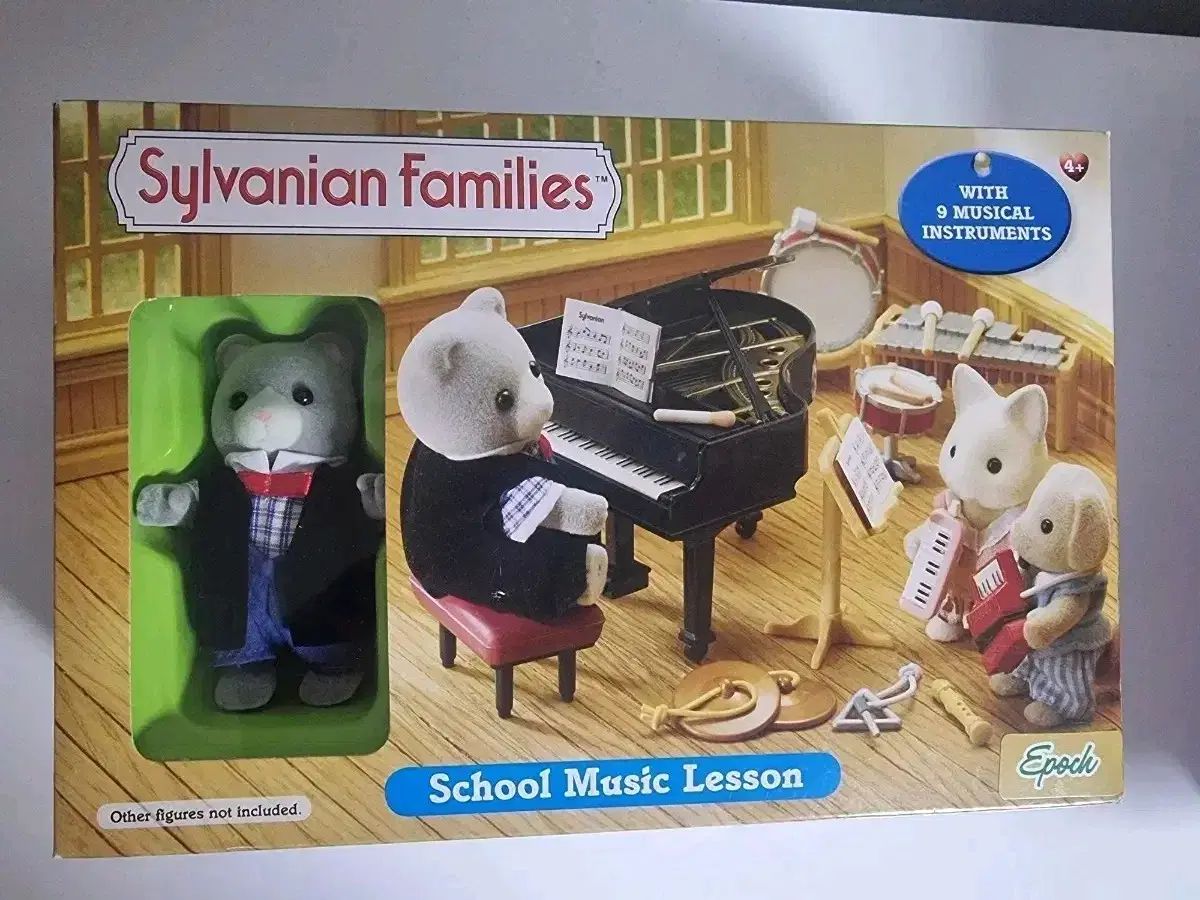 シルバニアファミリー クマ 学校音楽授業