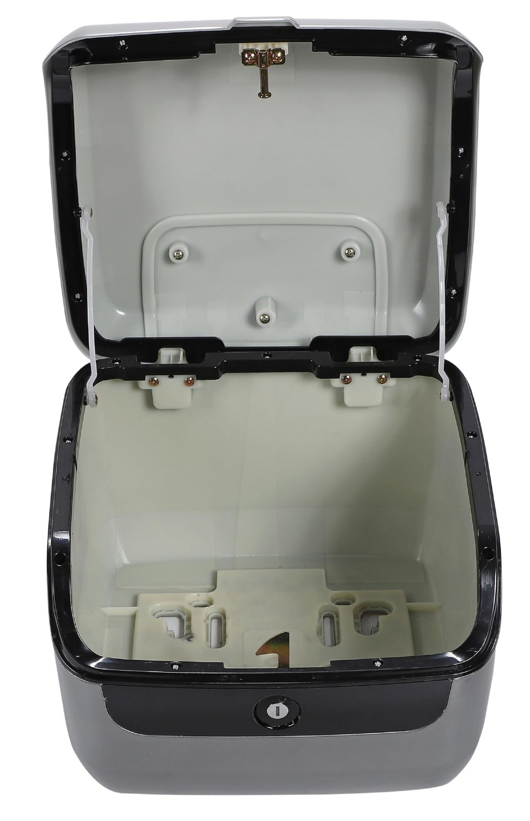 YU-YU] バイク リアボックス 大容量 ABS 取付ベース 鍵2本 5色 全車種