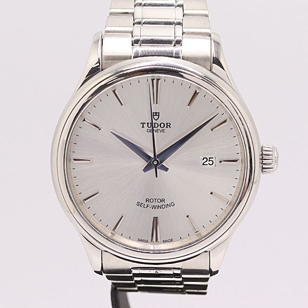 稼働 保 チュードル 12700 チェ―ダ―スタイル AT 自動巻 シルバ―文字盤 メンズ 腕時計 8804510 12 BGT MTY