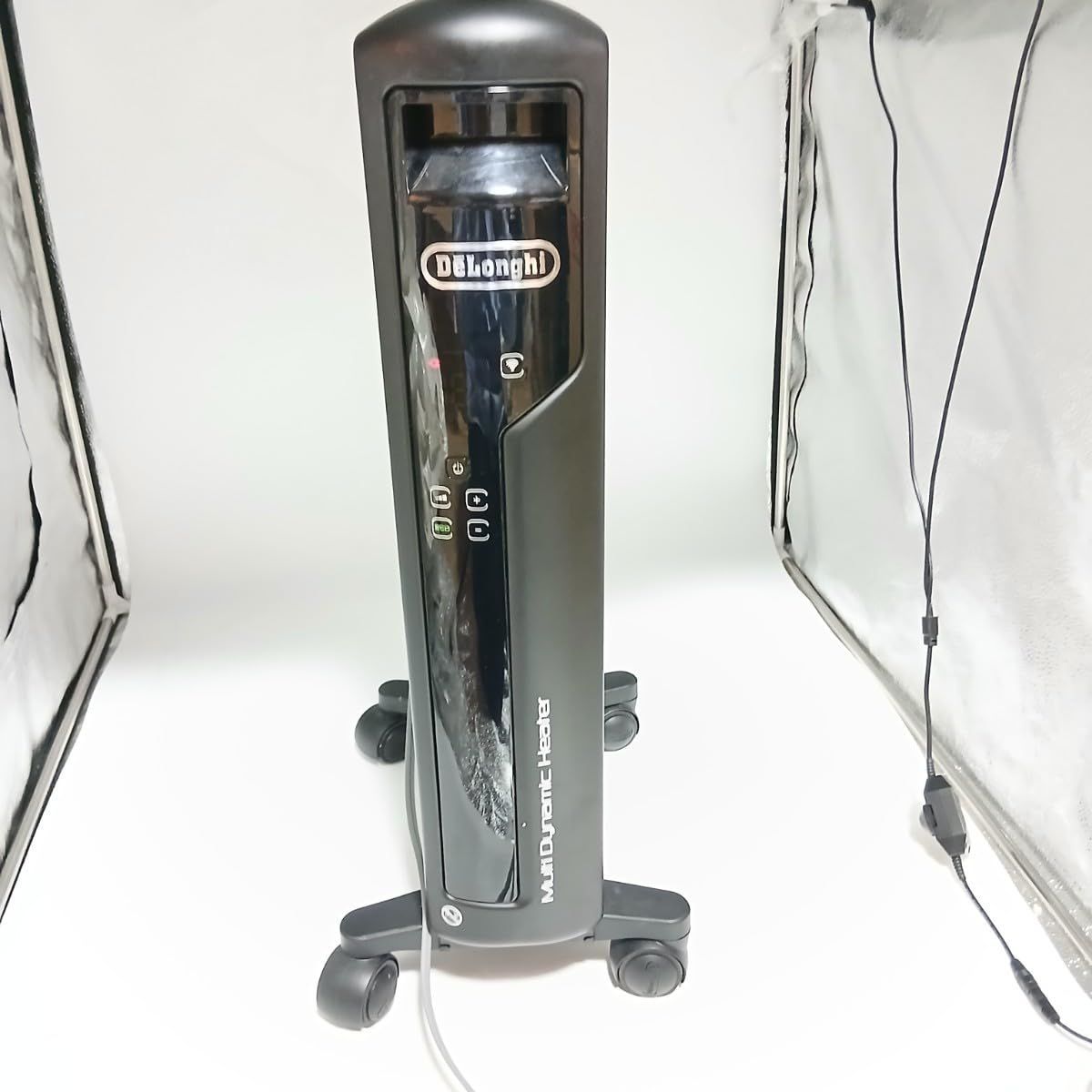 No 4570 DeLonghi マルチダイナミックヒーター ゼロ風暖房 Wi Fiモデル iOS Android スマートスピーカー対応 8 10畳用 BK ピュアホワイト マットブラック