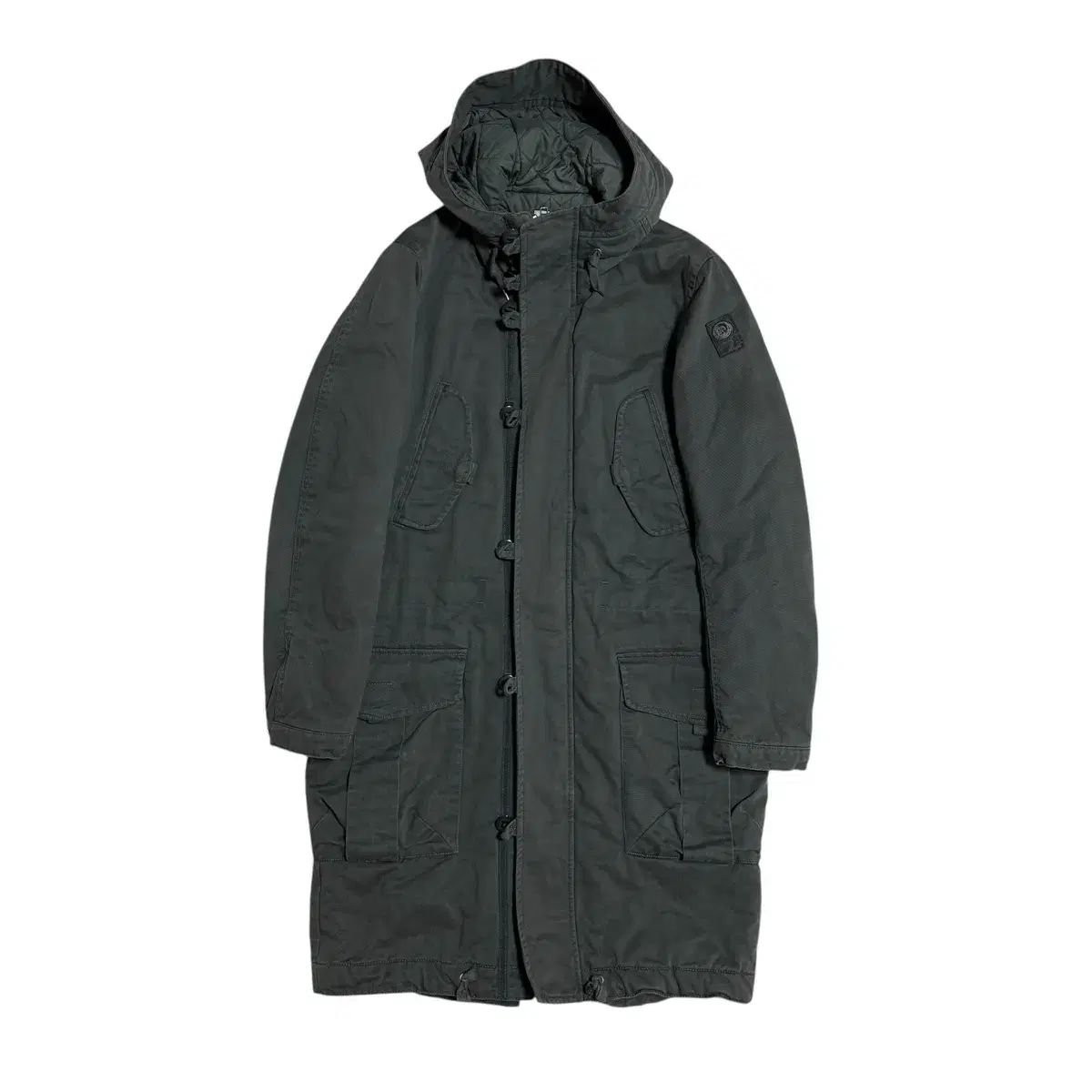 S DIESEL ロング フード マウンテンパーカー ジャケット