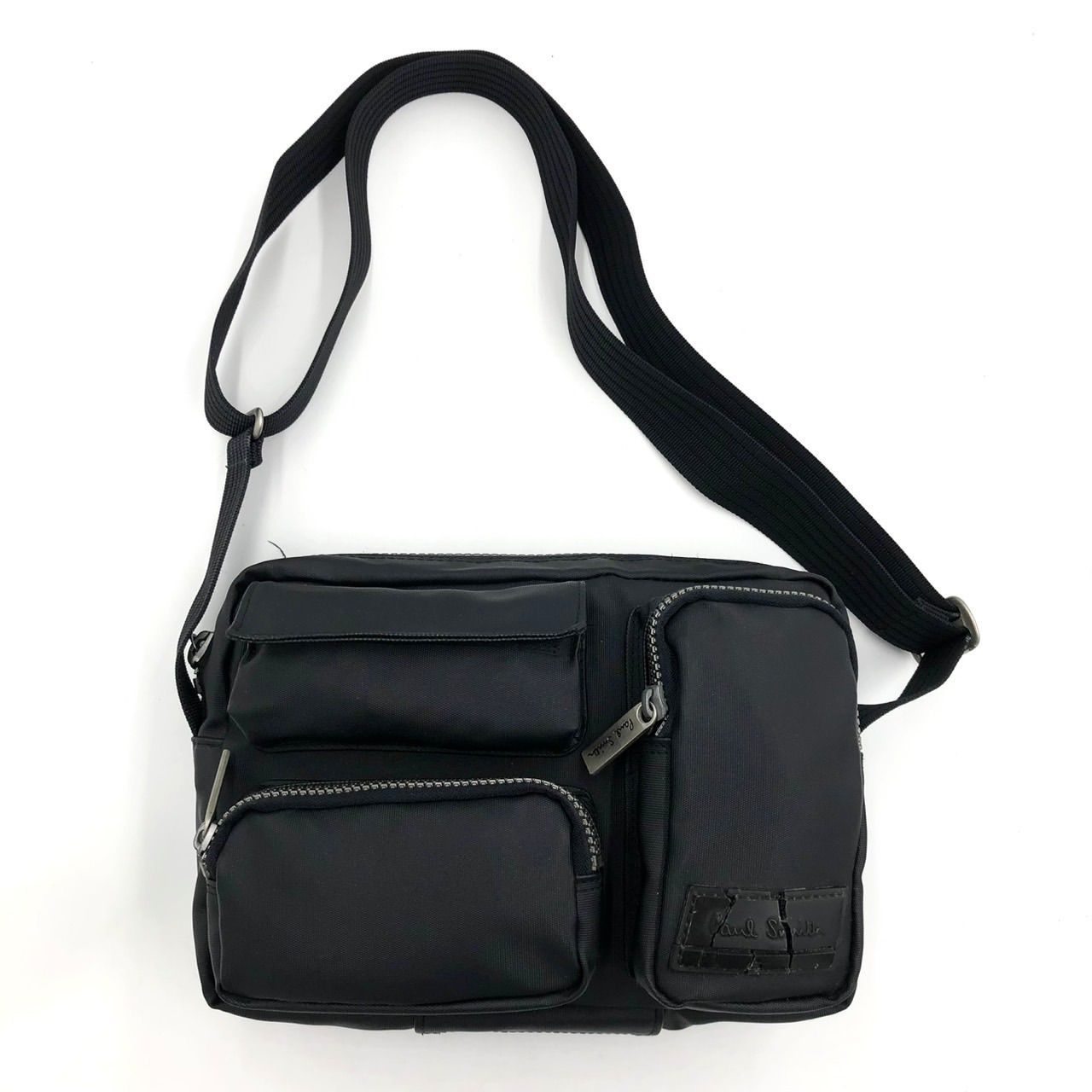 Paul Smith ブラック ショルダーバッグ ポールスミス ショルダーバッグ 黒 ナイロン 斜めがけ Paul Smith