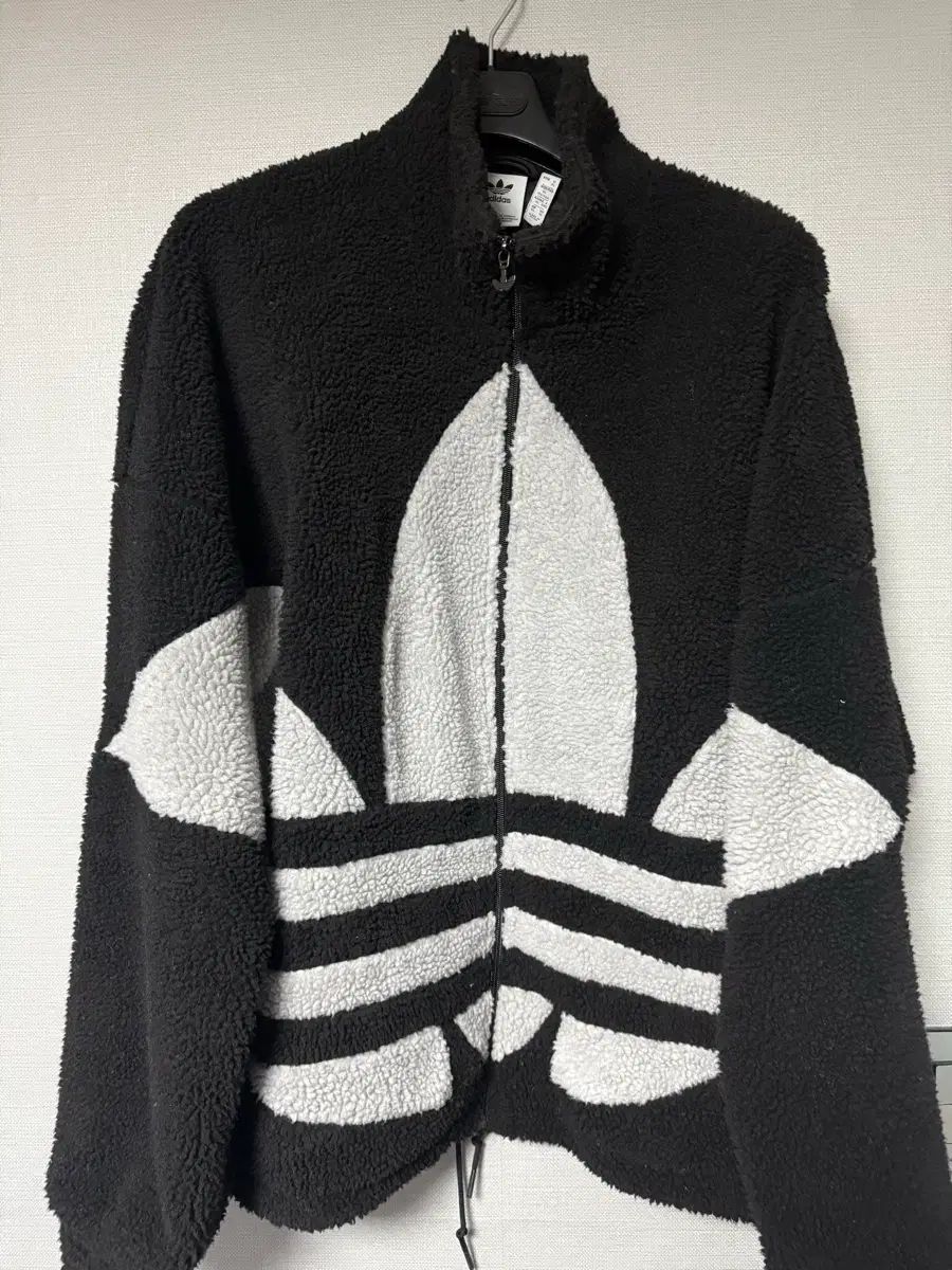 アディダス ビックロゴ フリース ジップアップ XL