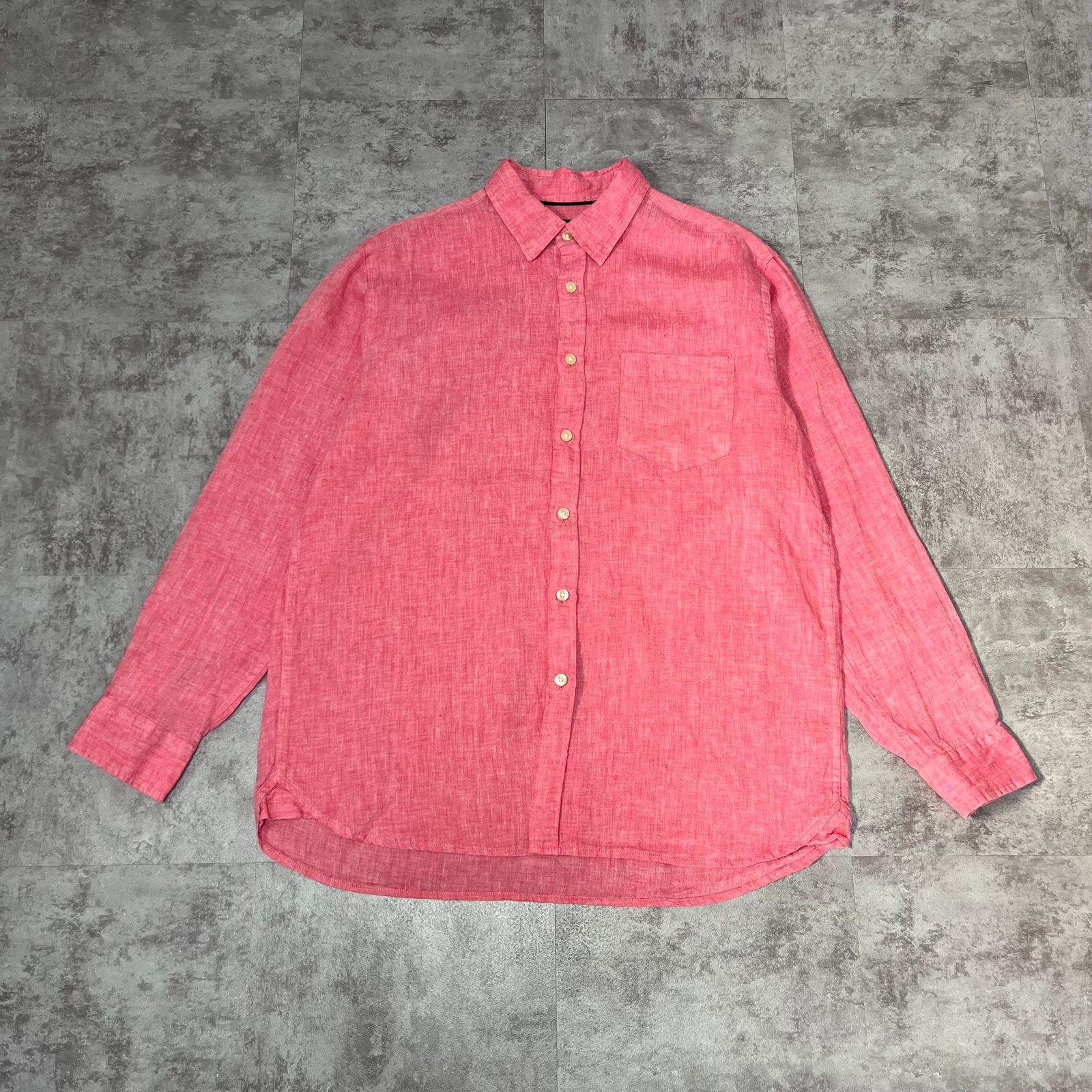 90s ORVIS クラシックフィットシャツ サーモンピンク - メルカリ