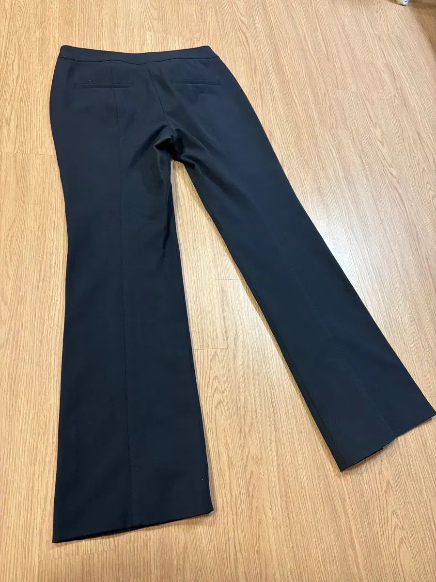 ハンサム オブジェ スリット ストレッチ スラックス パンツ 面接 スーツ 出勤ルック マネー ルック