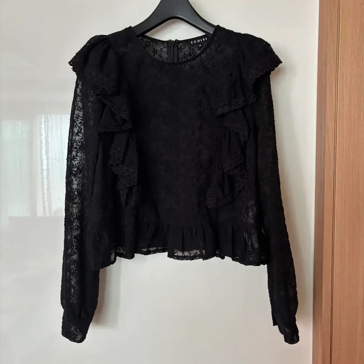 エゴイスト シースルー レース アトリエ エンブロイダリー ブラウス 結婚式 ゲストルック