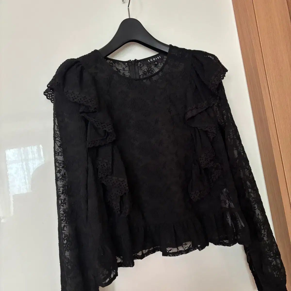 エゴイスト シースルー レース アトリエ エンブロイダリー ブラウス 結婚式 ゲストルック