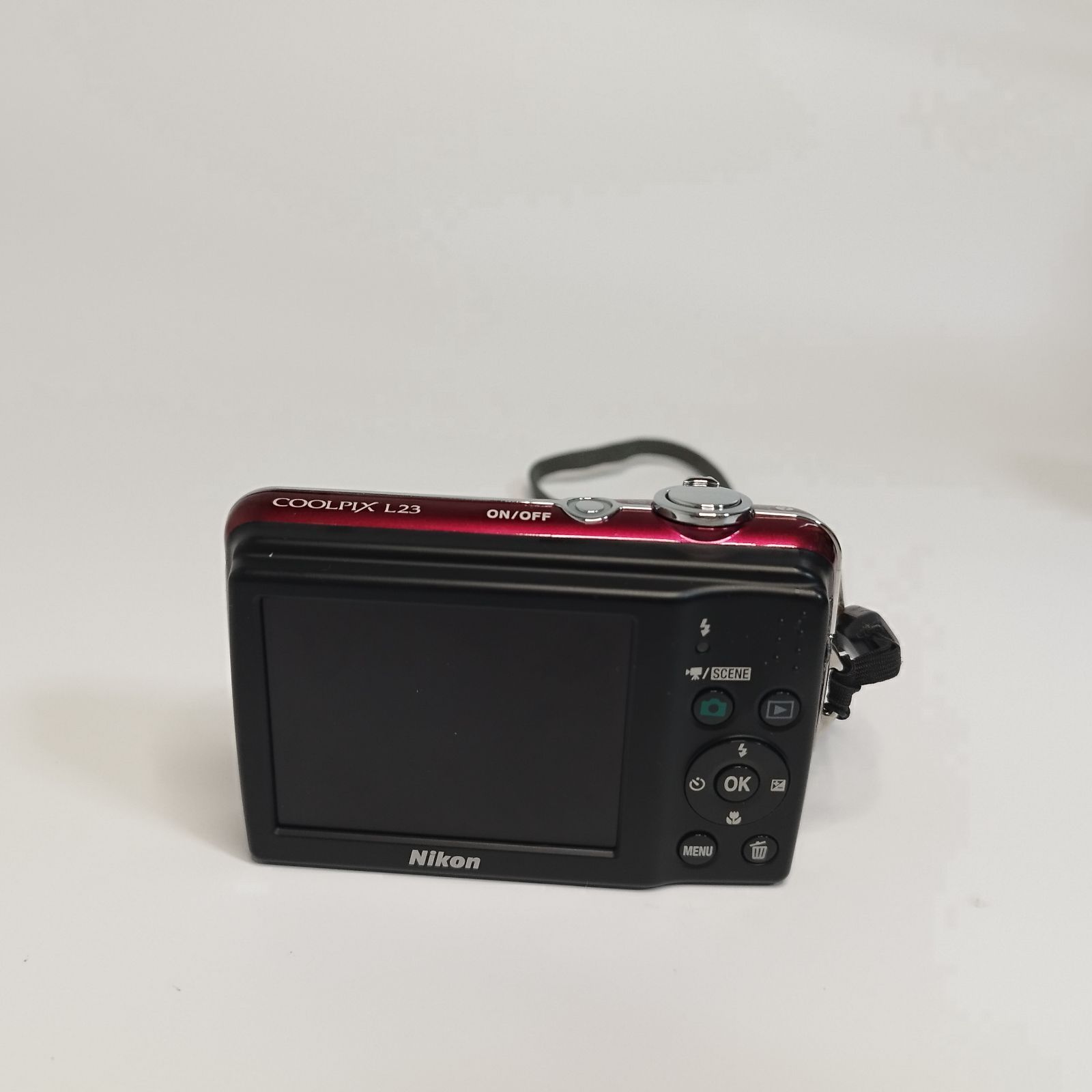 Nikon COOLPIX L23 ワインレッド ジャンク 電源入らず 単三電池式