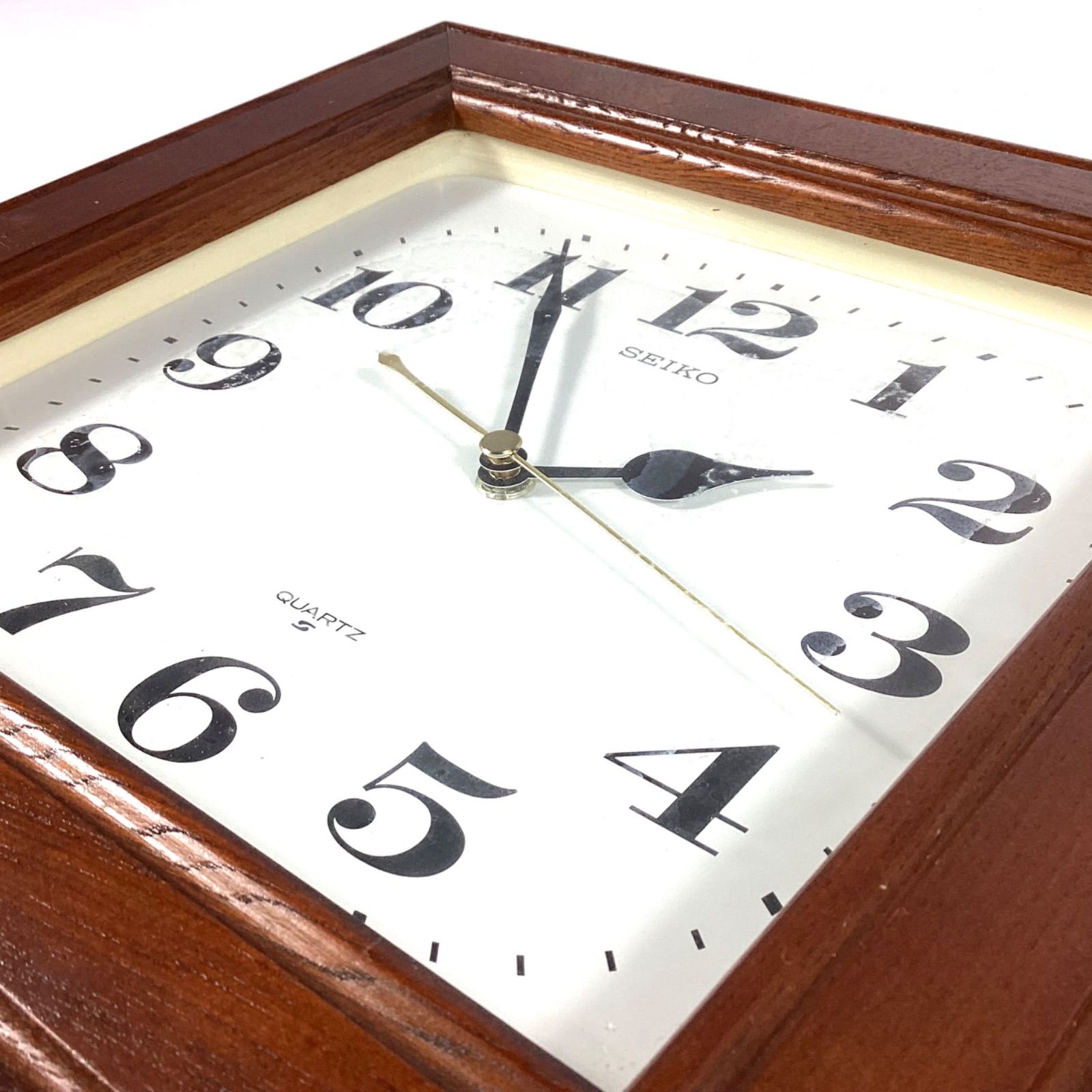 SEIKO セイコー 掛け時計 掛時計 木製 レトロ ヴィンテージ QA-699A