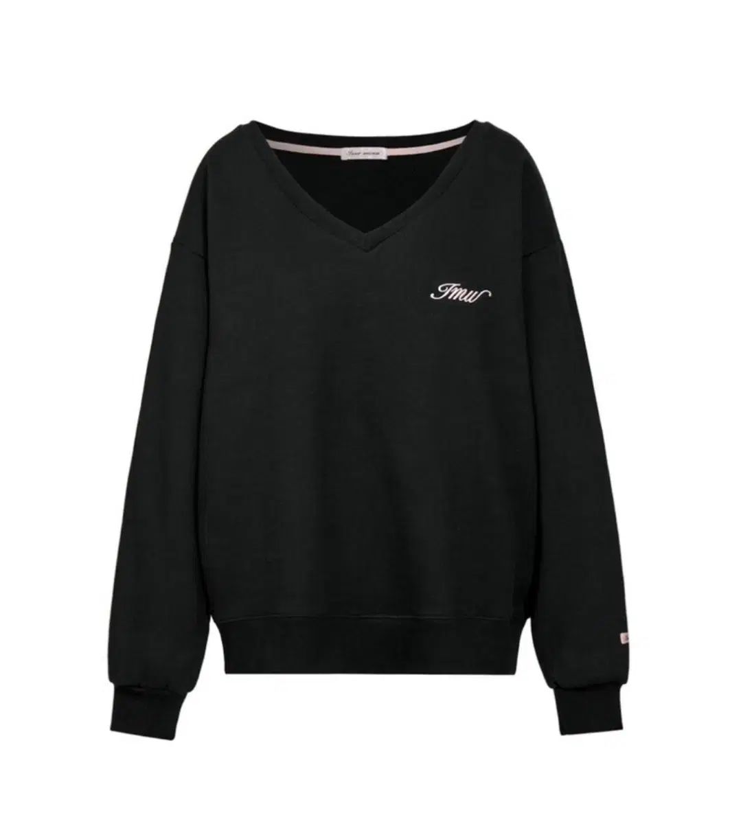  インナーMUSEUM - Lettering Deep V-Neck Sweatshirt トレーナー スウェット トップス