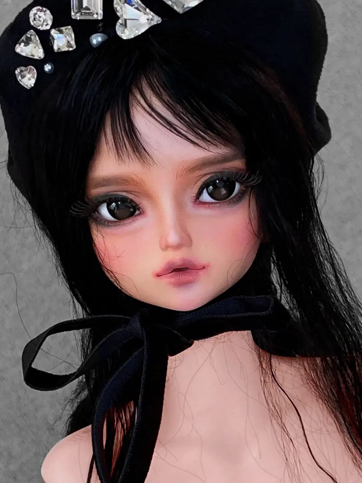 球体関節人形 SD ヘッド タン スキン LITTLEMONICA サルビア