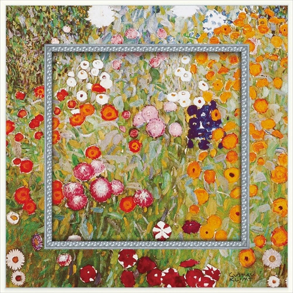 ☆ クリムト/フラワーガーデン ☆ ビッグアート ミュージアム アート